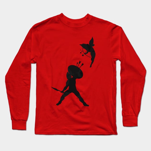 Blocking Cupid Long Sleeve T-Shirt by mateusquandt